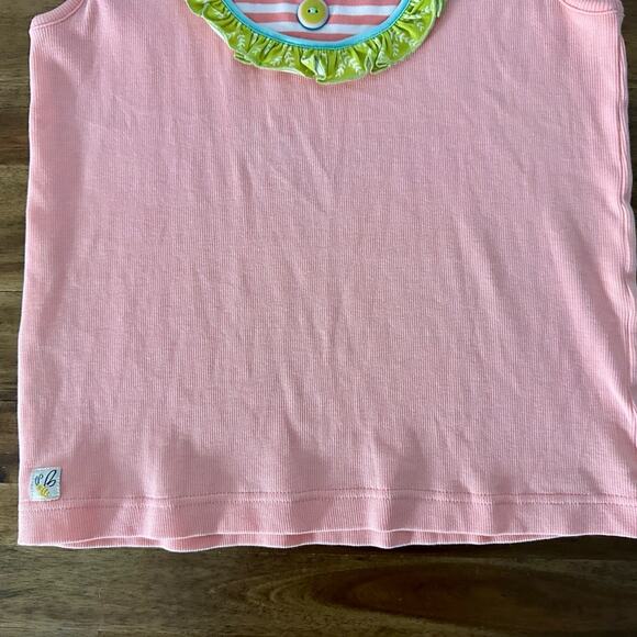 Wildflowers Best Day Ever Blushing Miley Tank Top Sleeveless Ribbed Knit 14 - Picture 4 of 9